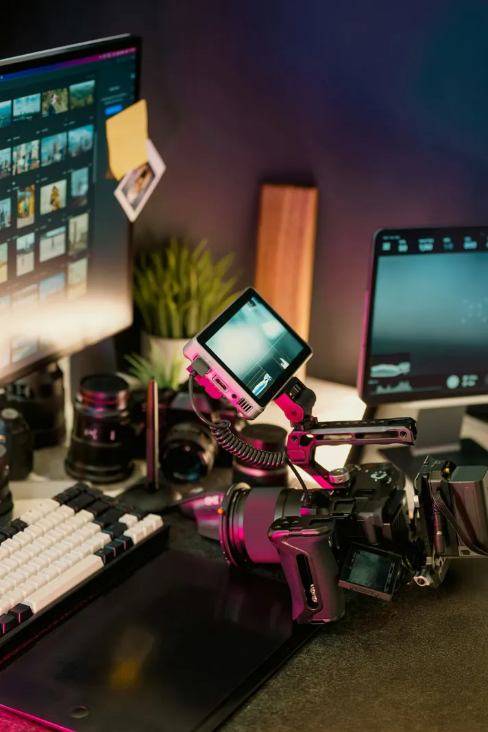 AI video production workspace used to plan references, shots and continuity.